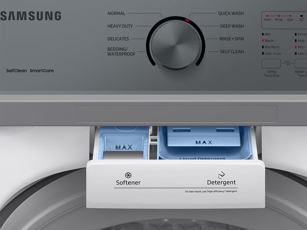 4.4 cu. ft. Top Load Washer with ActiveWave  Agitator and Soft-Close Lid in White