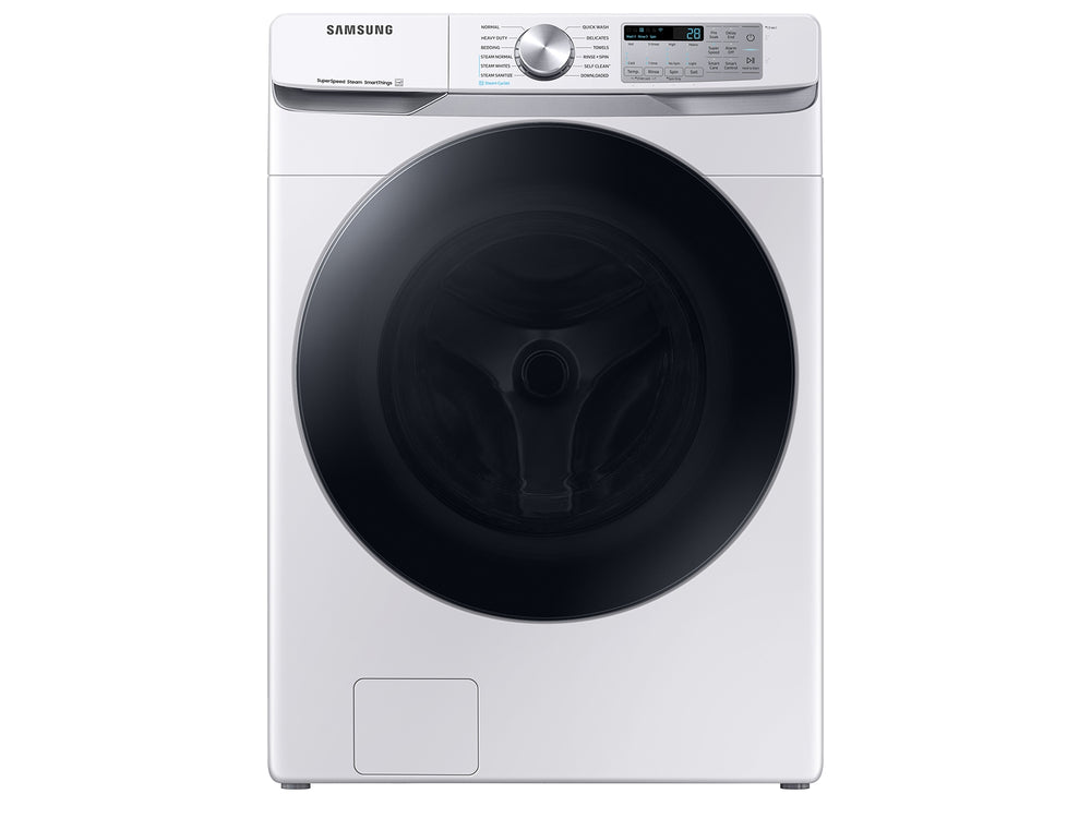 4.5 cu. ft. Large Capacity Smart Front Load Washer with Super Speed Wash in White