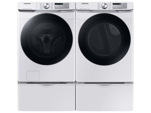 4.5 cu. ft. Large Capacity Smart Front Load Washer with Super Speed Wash in White