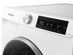 2.5 cu. ft. Compact Front Load Washer with AI Smart Dial and Super Speed Wash in White