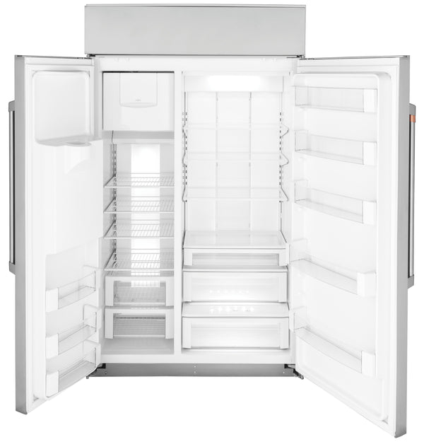 Café™ 48" Smart Built-In Side-by-Side Refrigerator with Dispenser