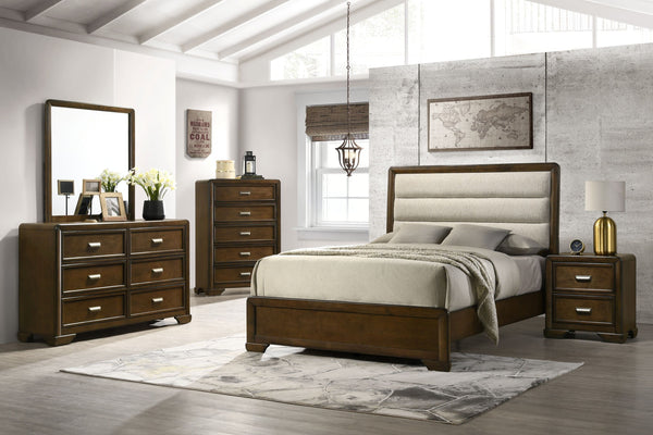 Coffield - King Bed - Brown