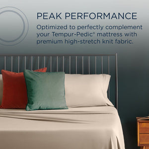 Linens - Tempur-Pedic ProPerformance Sheet Set - Sandstone - Queen