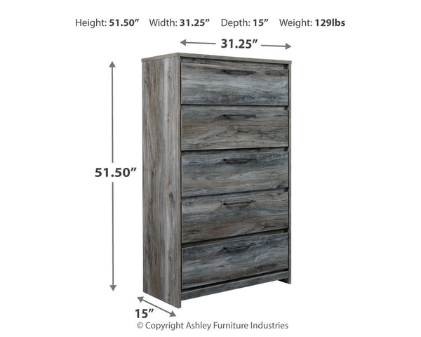  Queen Panel Bed with 2 Storage Drawers