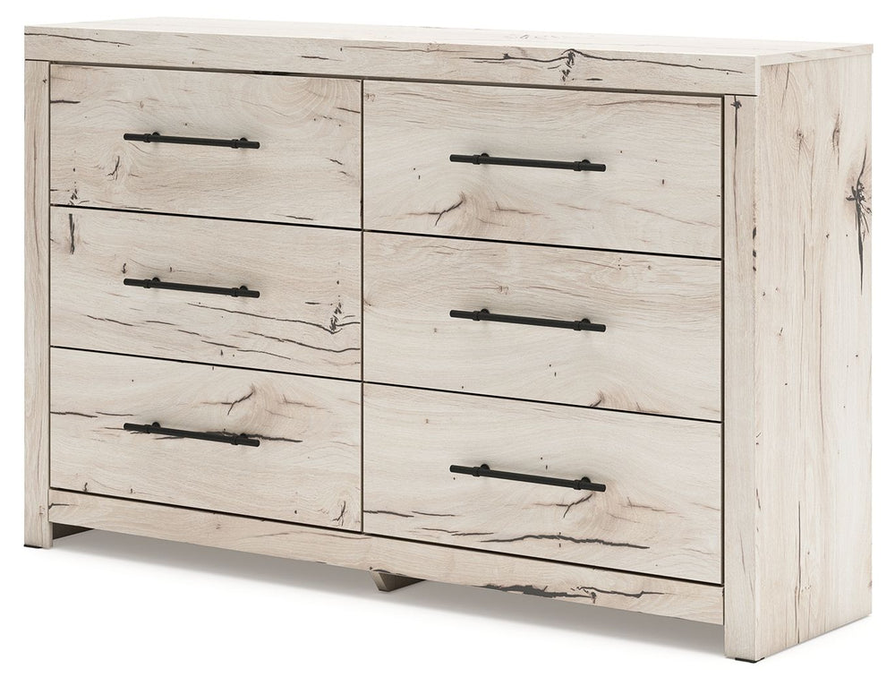 A fresh take on country living, this dresser strikes the perfect balance between farmhouse and contemporary. Its rustic white finish and replicated reclaimed oak grain merge effortlessly with the clean-lined look we love today. Spacious drawers help you k