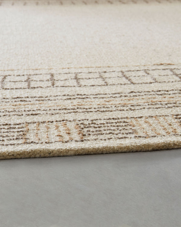 Idaman - Taupe / Brown - Large Rug