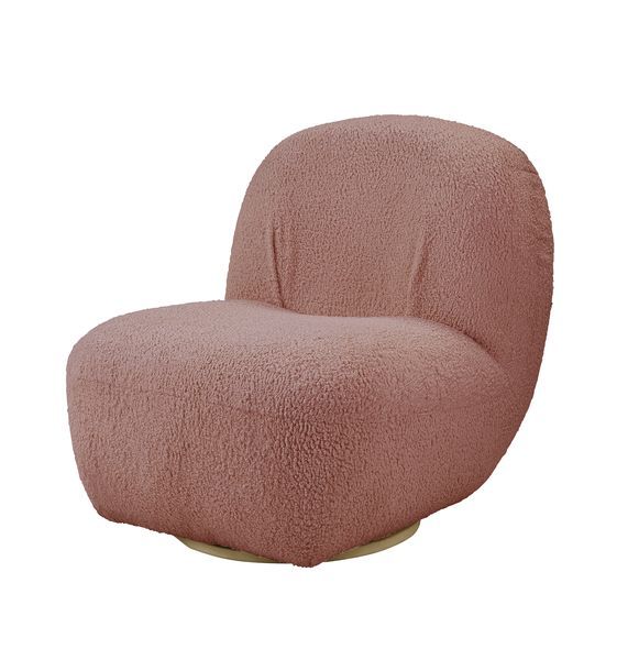 Seat Construction: Full FoamSwivel Function<br/><br/><b>Product Features</b><ul><li>Seat Construction: Full Foamâ€§Swivel Functionâ€§Tight Seat & Back Cushionâ€§Wooden Inner Frame</li><li>Case: 1Pc/1Ctn</li><li>Finish: Pink Teddy Sherpa</li><li>Style: Con