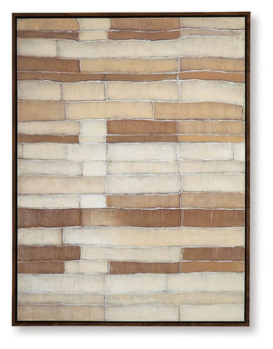 Kalanmore - Brown / Tan / White - Wall Art
