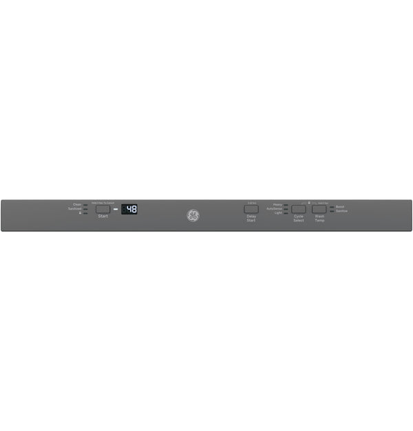 GE® ENERGY STAR® ADA Compliant Stainless Steel Interior Dishwasher with Sanitize Cycle