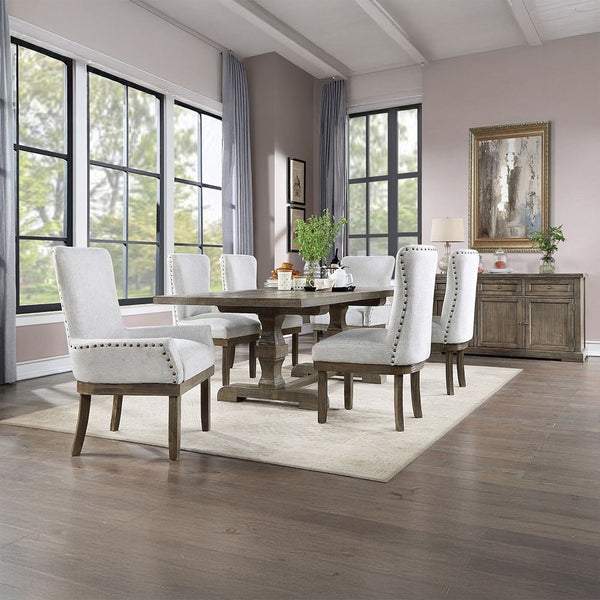 Landon - Dining Chair - Gray Linen