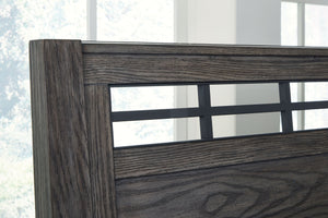 Montillan - Grayish Brown - California King Panel Bed