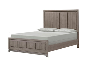 River - Queen Bed - Light Brown