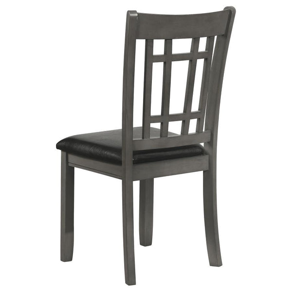 Lavon - Wood Dining Side Chair (Set of 2) - Medium Gray And Black