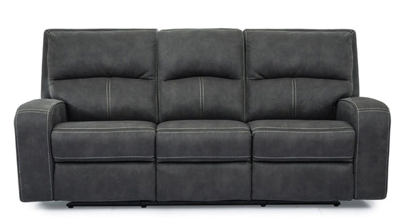 Polaris - Power Reclining Sofa And 2 Recliners - Slate