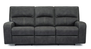 Polaris - Power Reclining Sofa And Loveseat - Slate
