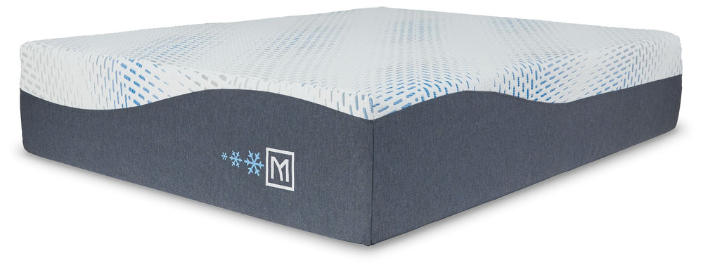 Millennium - 2 Pc. - Luxury Plush Gel Latex Hybrid Queen Mattress, Foundation - White