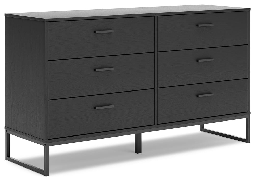 Warm and alluring, this dresser is inspired by chic design. A matte black finish and dark pewter-tone accents offer an elegant touch to the so-cool piece. It beautifully blends the hues of natural living with the edginess of your modern lifestyle.<br/><br