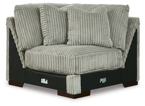Lindyn - Fog - 4-Piece Sectional With LAF Corner Chaise