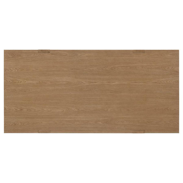 Sharon - Rectangular Wood Trestle Dining Table - Brown