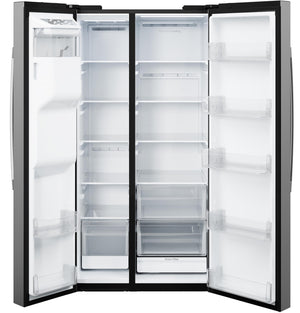 GE® 27.9 Cu. Ft. Side-By-Side Refrigerator with Extra Tall Dispenser and In-Door Icemaker