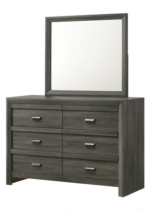 Valor - Full 4 Piece Bedroom Set - Gray