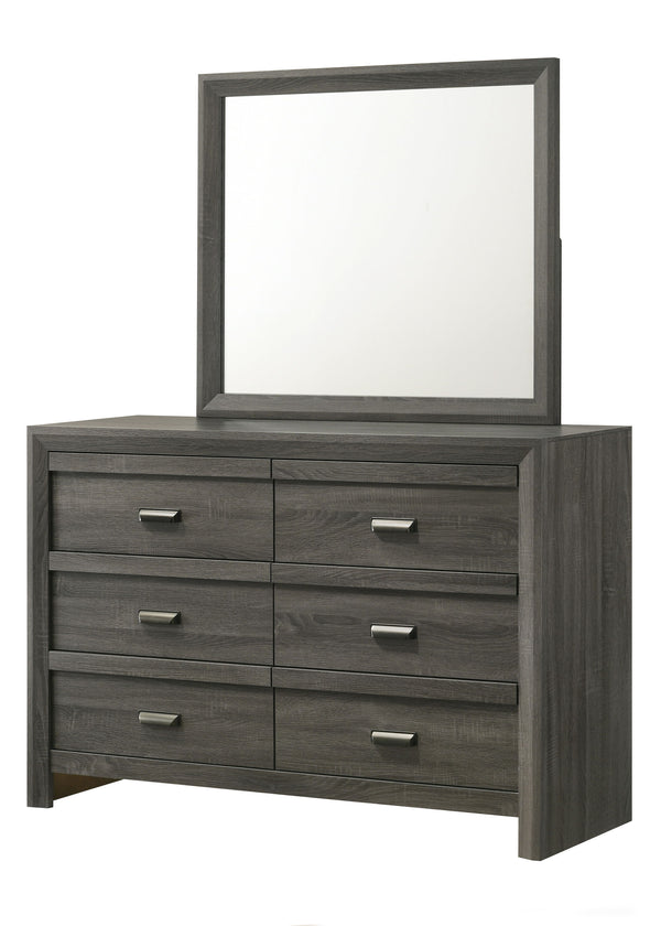 Valor - Twin 4 Piece Bedroom Set - Gray