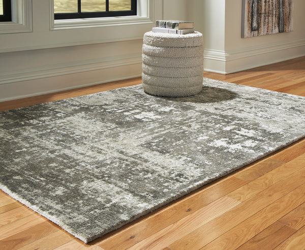  this rug-'s combination of gray and ivory expertly reflects your contemporary color palette. What an artful way to add warmth and comfort underfoot.<br/><br/><b>Product Features</