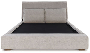 Cabalynn - Light Brown - California King Upholstered Bed