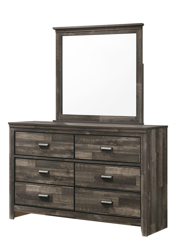 Carter - Full 4 Piece Bedroom Set - Brown