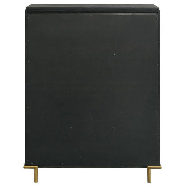 Arini - 5-Drawer Bedroom Chest - Black