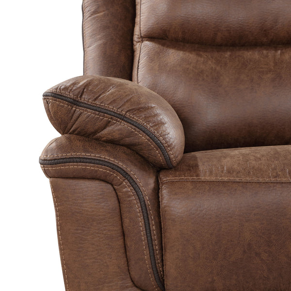 Ryland - Console Loveseat With Power Footrest - Brown
