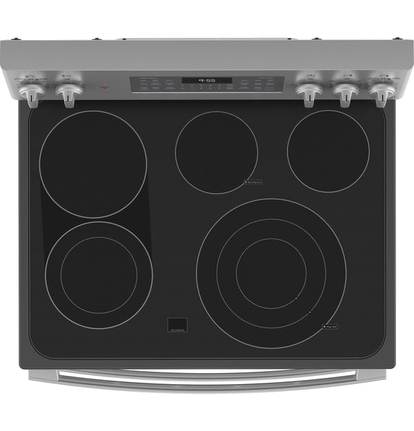 GE Profile™ 30" Smart Free-Standing Electric Double Oven Convection Range with No Preheat Air Fry