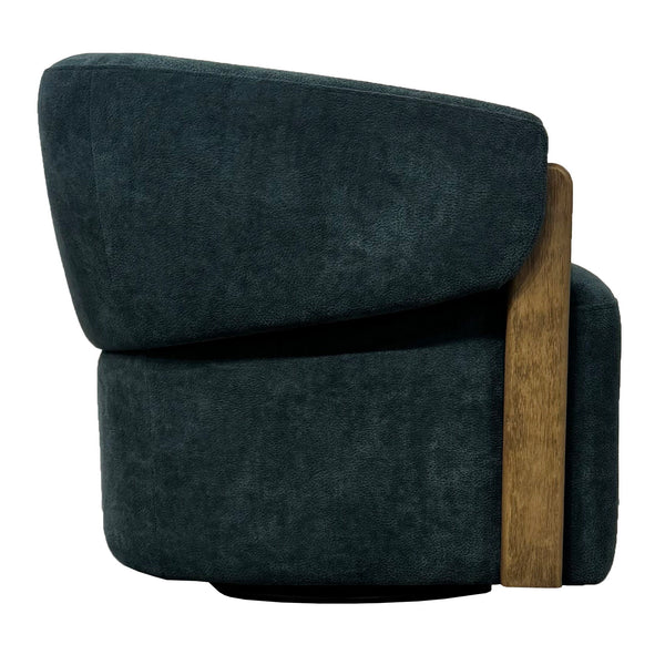 Finley - Swivel Accent Chair - Island Teal