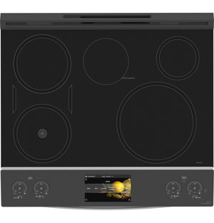 GE Profile™ 30" Smart Slide-In Front-Control Induction Fingerprint Resistant Range with In Oven Camera