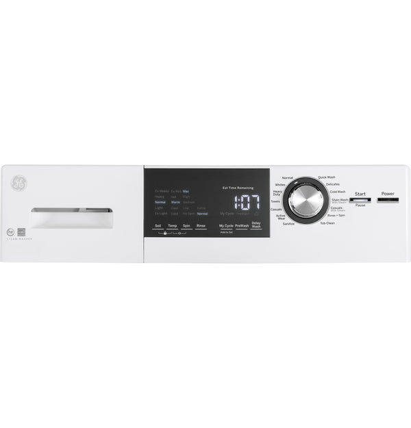 GE® ENERGY STAR® 24" 2.4 Cu. Ft.  Front Load Washer with Steam