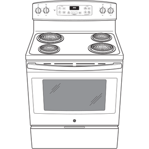 GE® 30" Free-Standing Electric Range