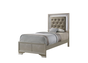Lyssa - Cama individual - Champaña
