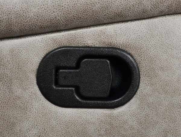 Greer - Upholstered Swivel Glider Recliner Chair - Taupe