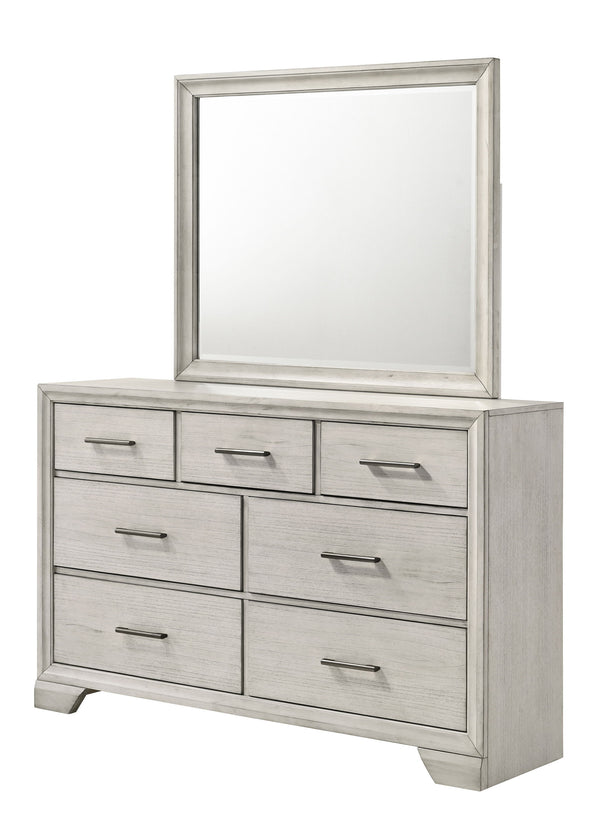 Jaymes - Queen 5 Piece Bedroom Set - White Mist