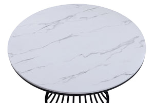 Hadley - Faux Marble Top For #4201-BASE - White