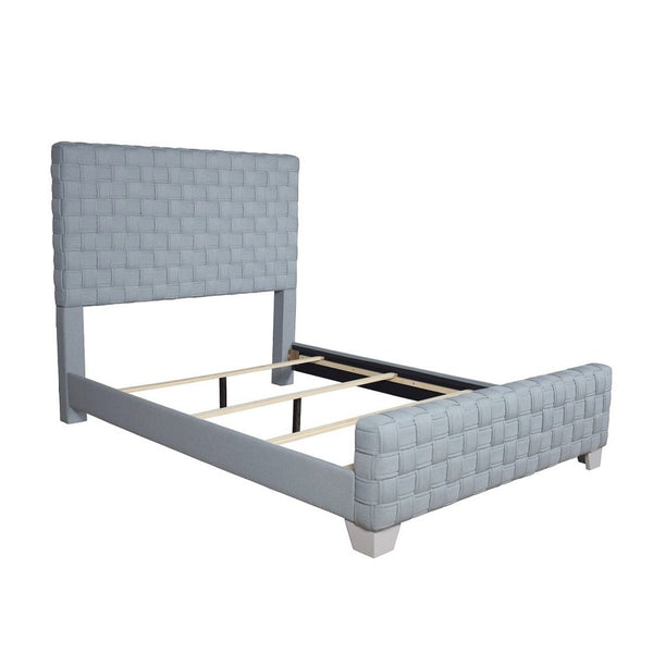 Saree - Queen Bed - Light Teal & Gray