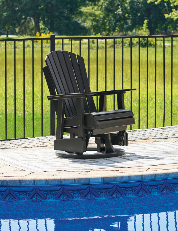  the Adirondack-inspired design has a contemporary feel. It weathers sunny summer days and cozy winter nights with durable MEGA-TUFFÂ® HDPE mat
