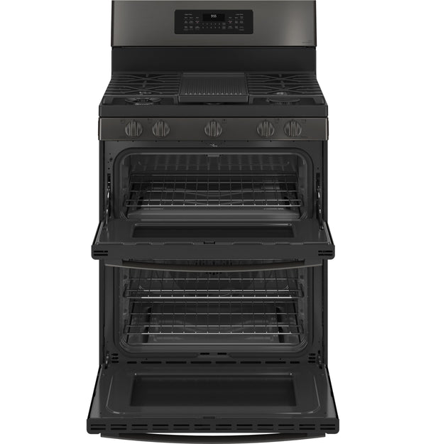 GE Profile™ 30" Free-Standing Gas Double Oven Convection Range with No Preheat Air Fry