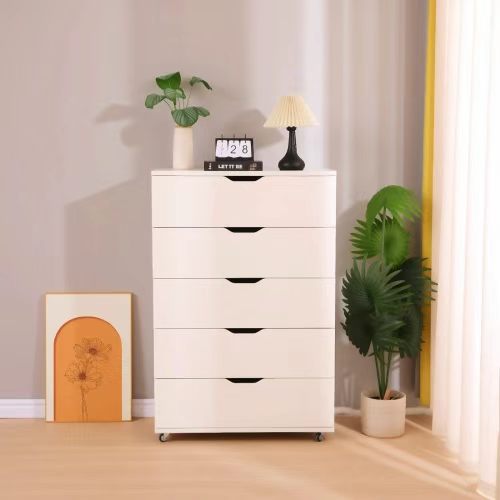 Chest 5 Drawer with Wheels