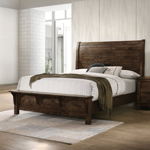 Blue Ridge - 5/0 Queen Bed - Rustic Gray