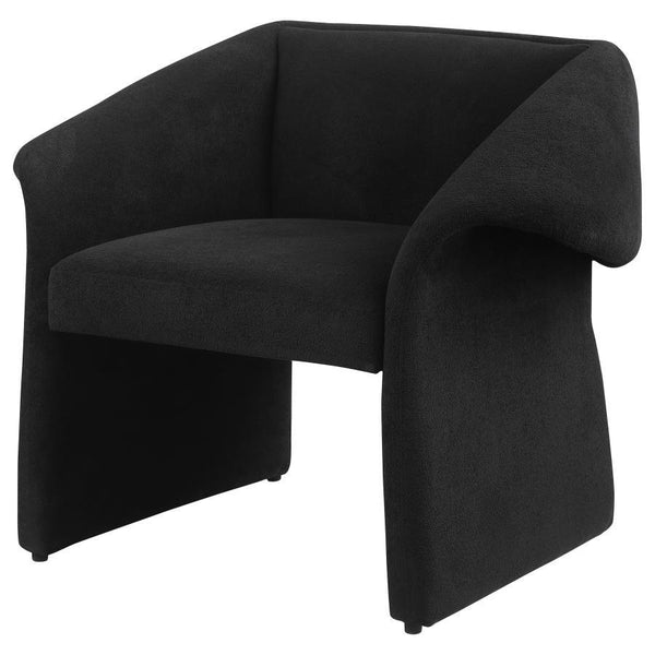 Ramsey - Upholstered Sloped Arm Accent Chair - Black