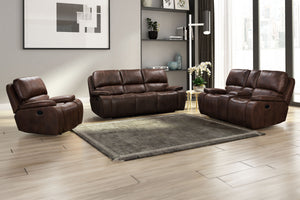  this recliner boasts the elegance of genuine leather without the hefty price tag. Tailored to