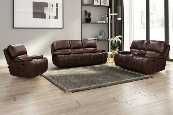  this recliner boasts the elegance of genuine leather without the hefty price tag. Tailored to