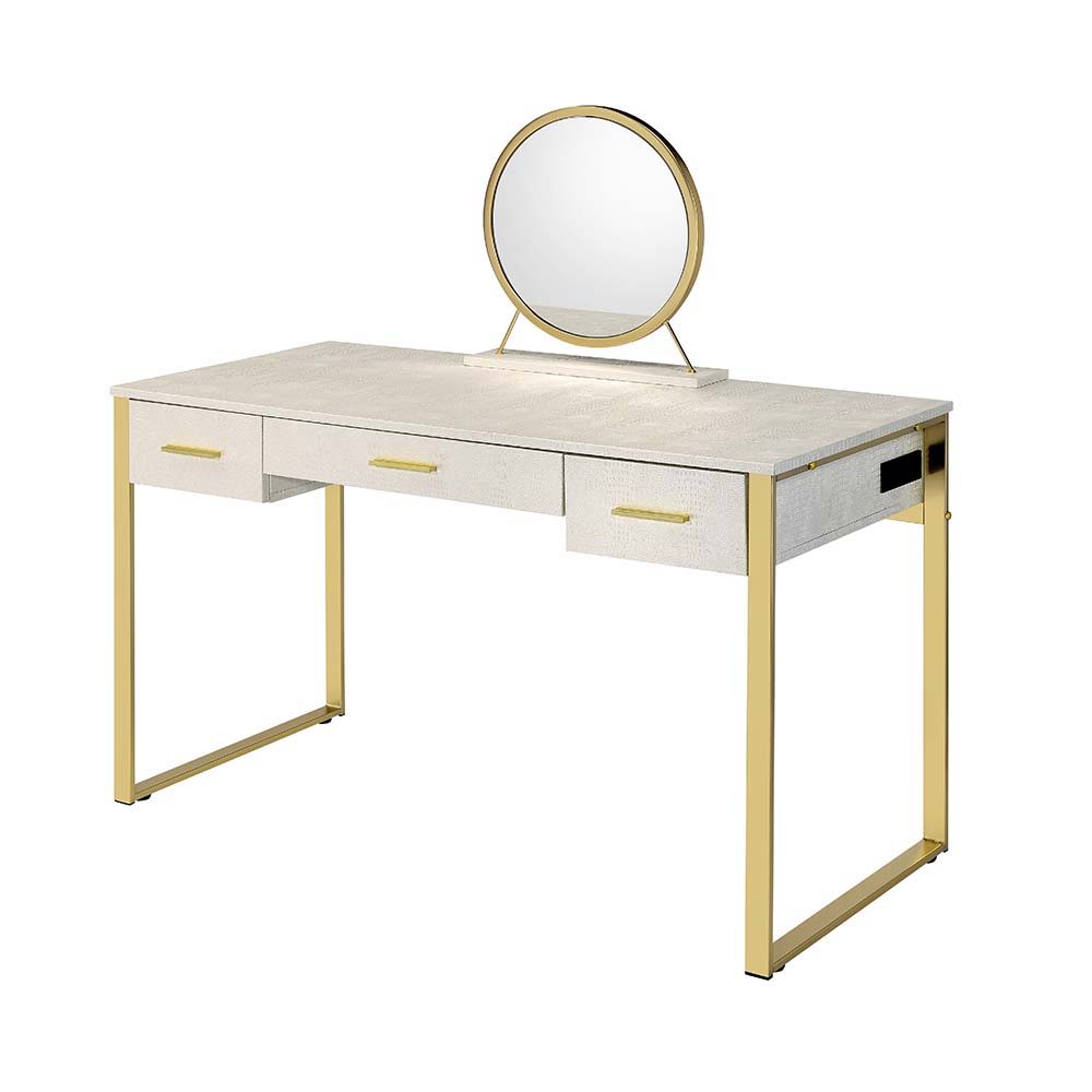 Myles - Vanity Desk - Beige - 50-"