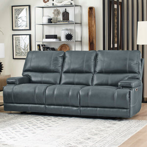 Whitman - Powered By Freemotion Power Reclining Sofa And Loveseat - Verona Azure